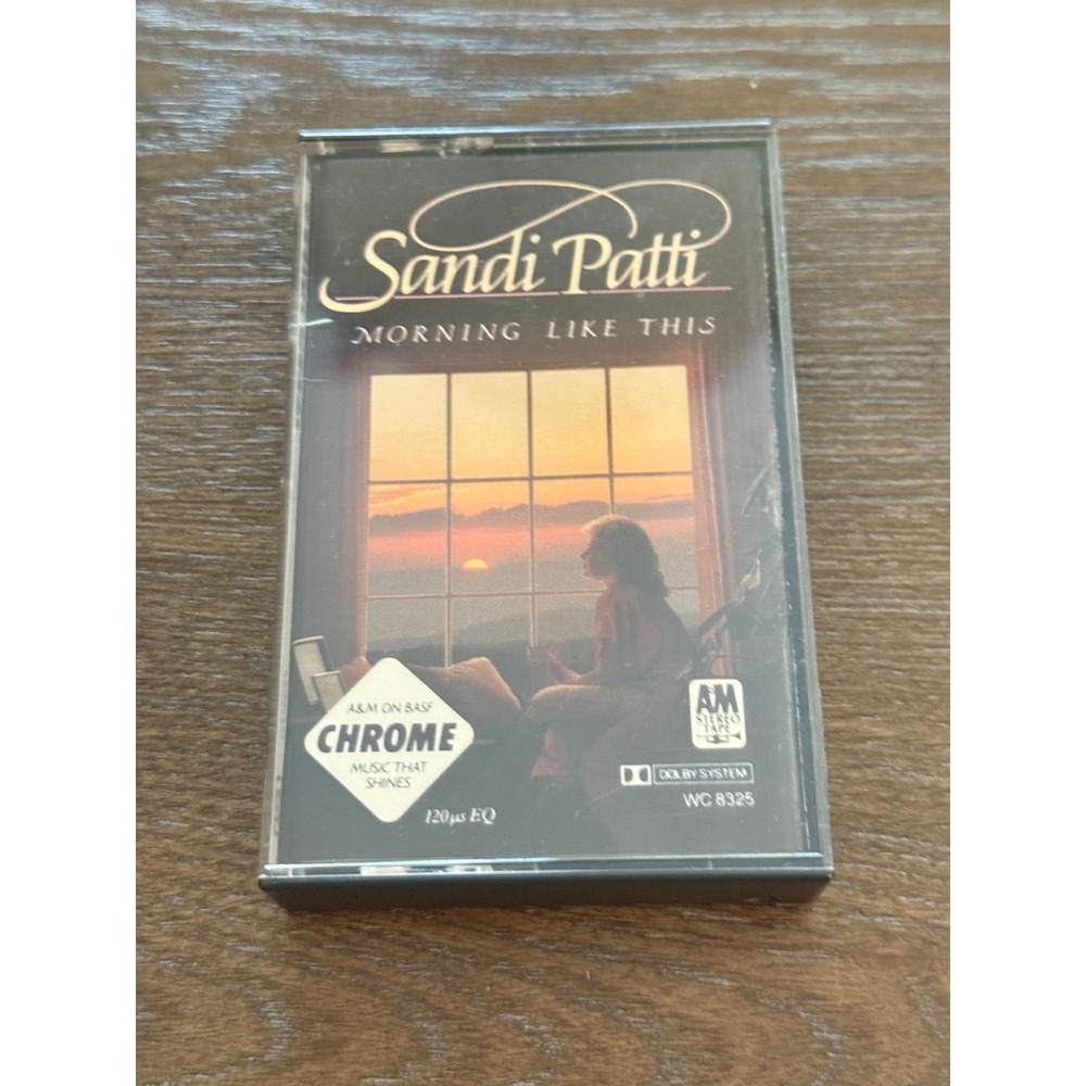 Sandi Patti Morning Like This Cassette Tape 1986 Word A&M Chrome WC 8325 Vintage